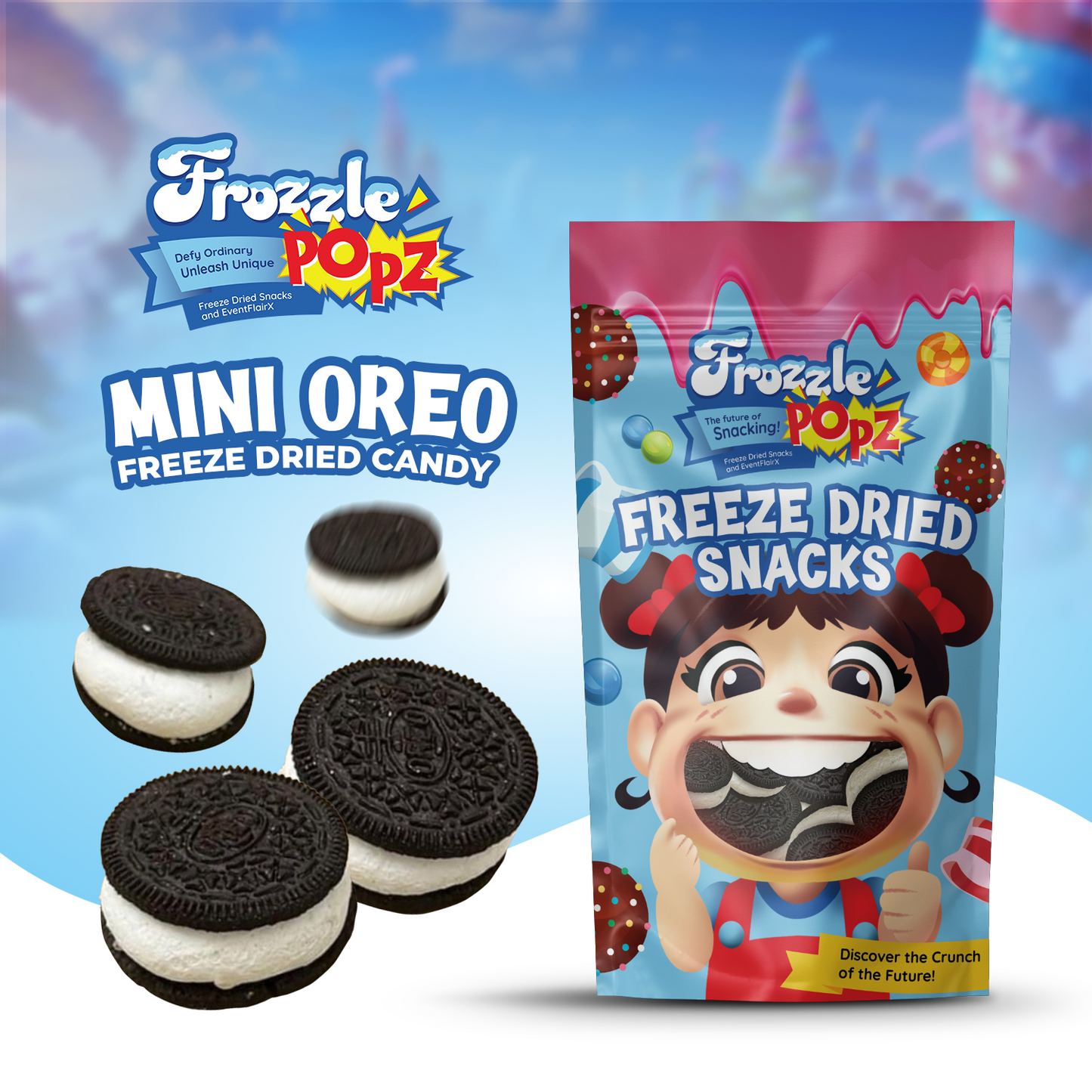 Mini Oreo Freeze Dried snacks