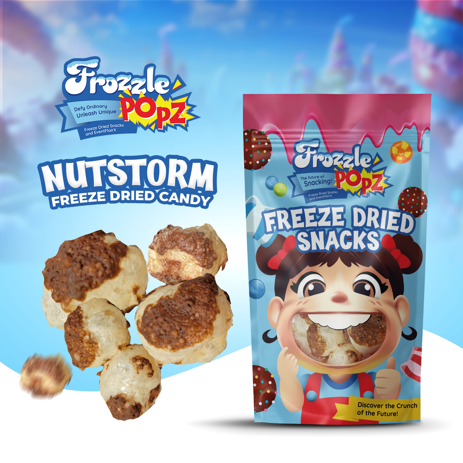 Nutstorm Freeze Dried Snacks – Frozzle Popz