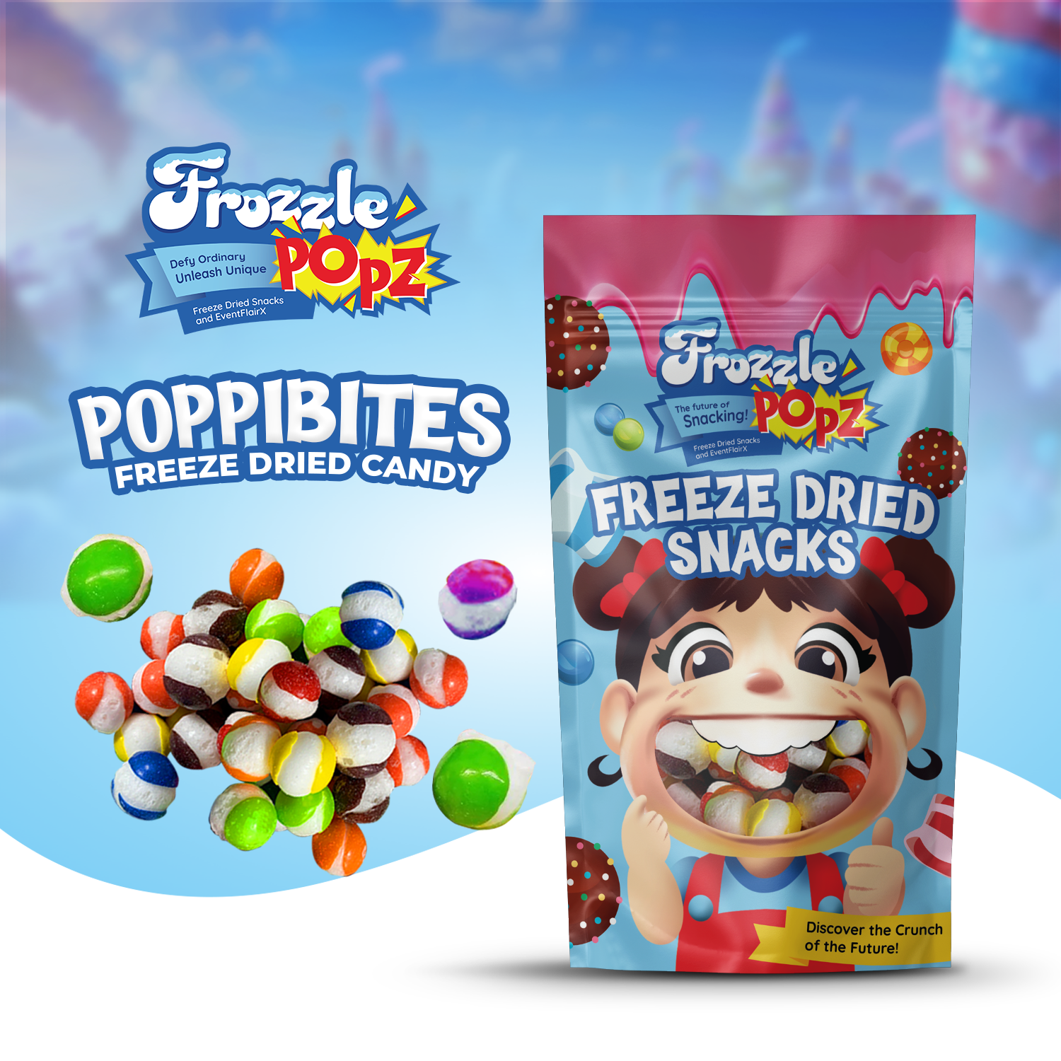 Poppibites Freeze Dried Snacks – Frozzle Popz